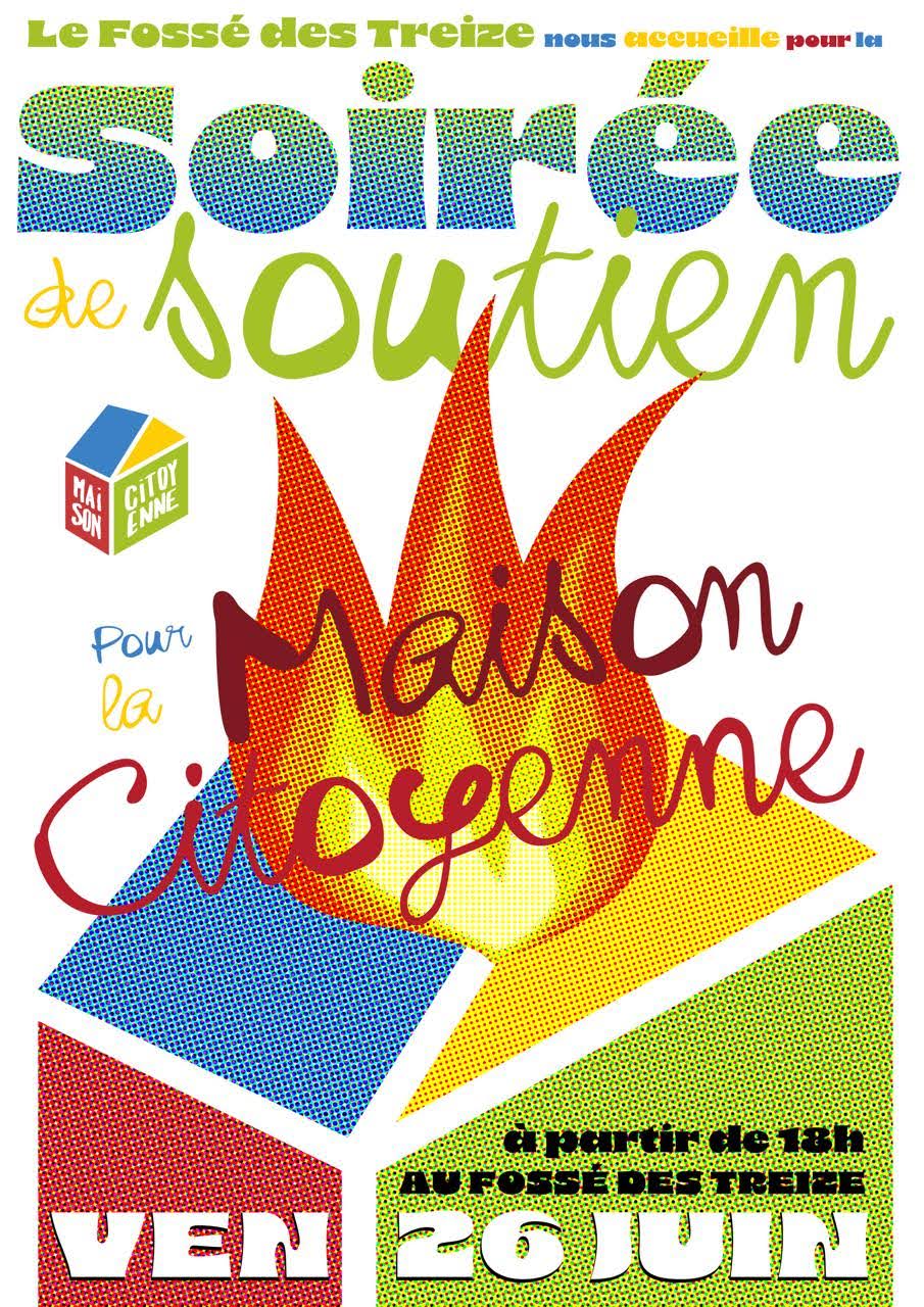 Soirée de soutien au fossé des treizes, vendredi 26 juin
